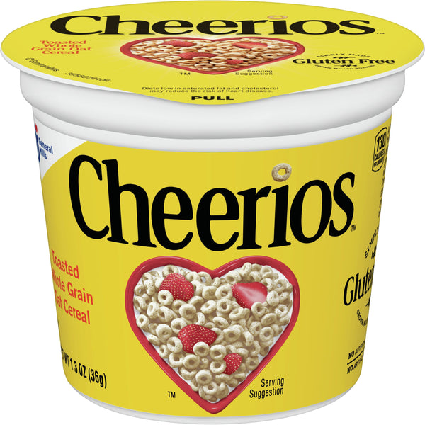 Cheerios™ Cereal Single Serve Cup 1.3 Ounce Size - 60 Per Case.