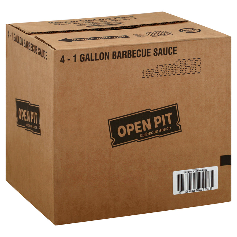 OPEN PIT Original BBQ Sauce 1 gal. Jugs 4 Per Case