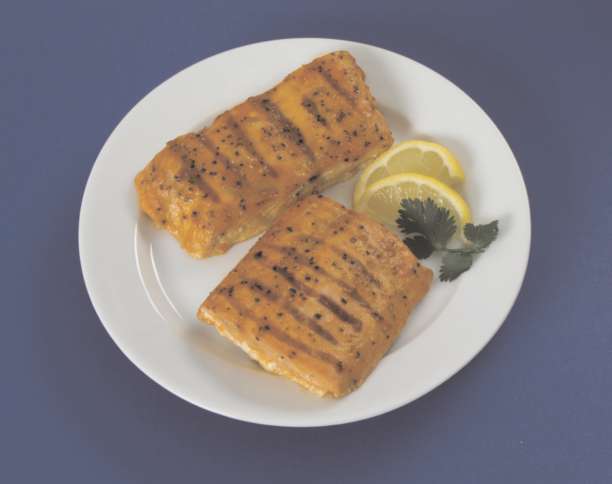 Grilled Citrus Pepper Salmon Filletsapprox Kosher 5 Pound Each - 2 Per Case.