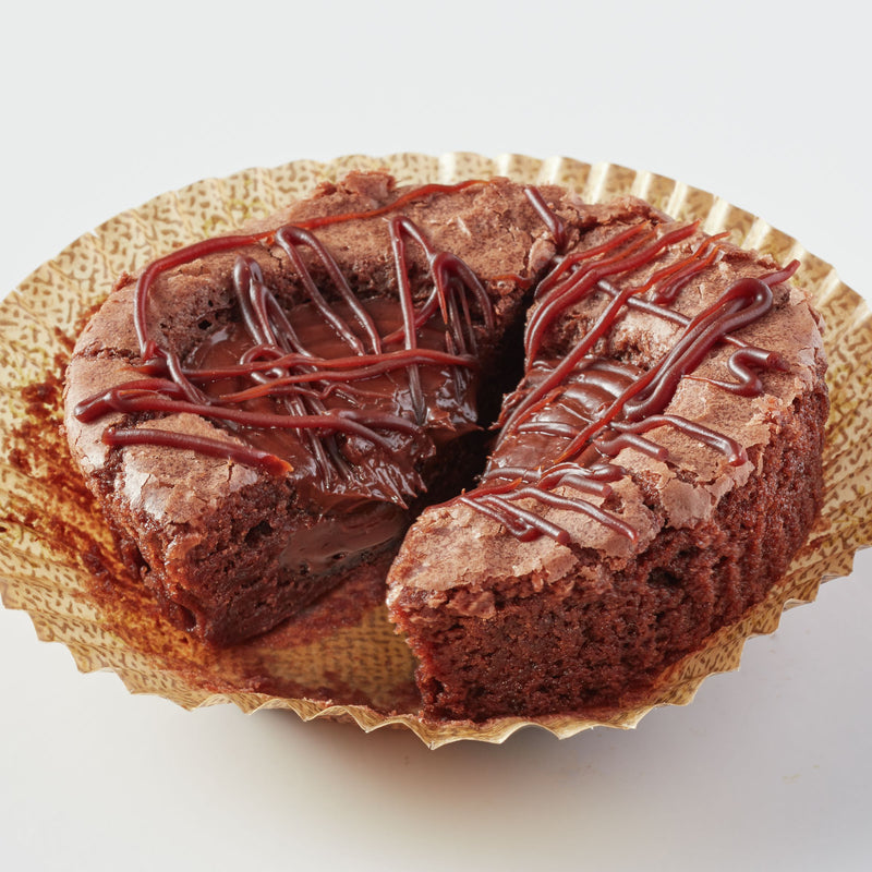 Pillsbury™ Thaw And Serve Molten Chocolateganache Drizzled Brownies 2.5 Ounce Size - 60 Per Case.