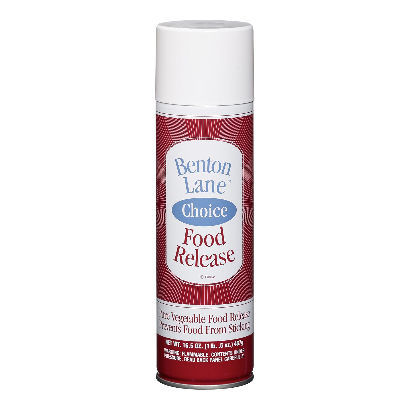 Benton Lane Choice Wb Food Release Pan Spay Aerosol 16.5 Ounce Size - 6 Per Case.