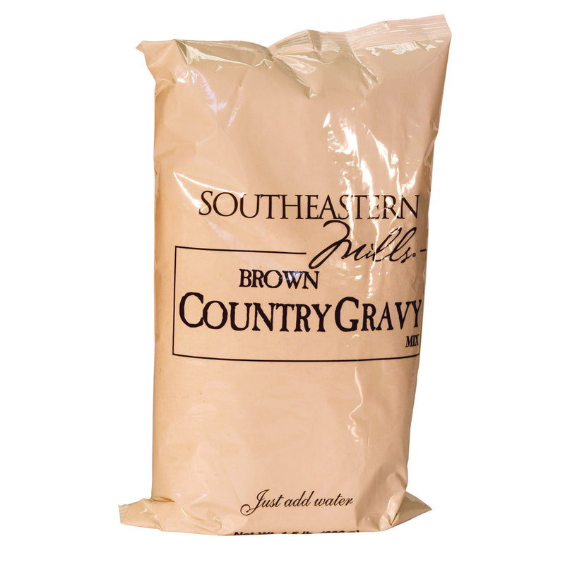 Southeastern Mills Brown Gravy Mix Country Style 1.5 Pound Each - 6 Per Case.