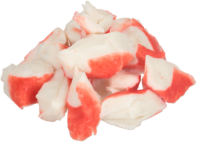 Surimi Imitation Crabmeat Chunk & Flake Frozen 2.5 Pound Each - 12 Per Case.