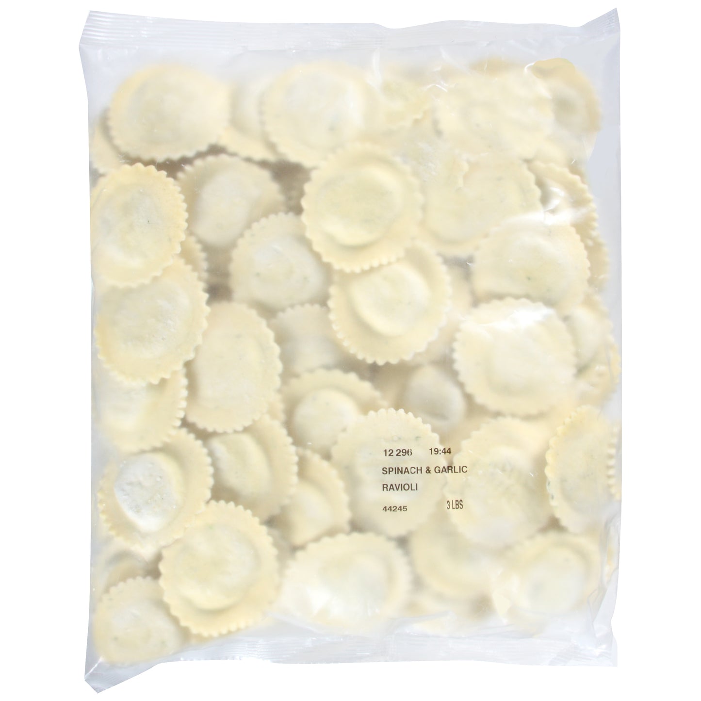 Joseph's Gourmet Pasta Spinach And Garlic Ravioli 3 Pound Each - 2 Per Case.