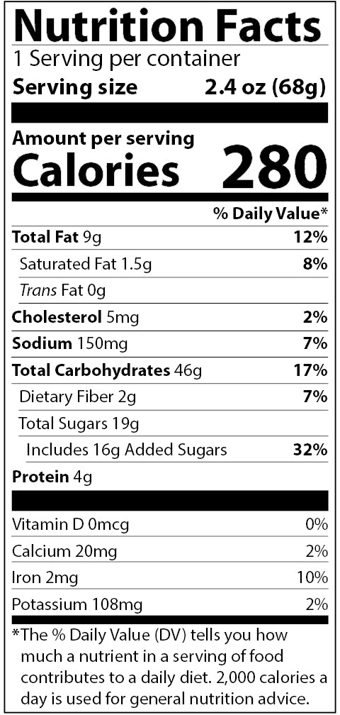 Appleways Whole Grain Soft Oatmeal Blueberry Bars Individually Wrapped 1 Count Packs - 160 Per Case.