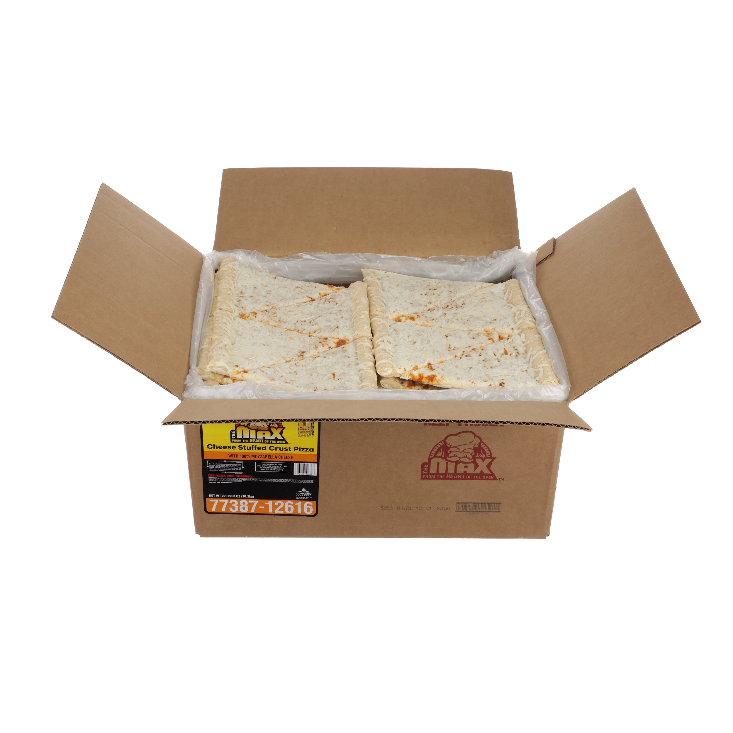 Stuffed Crust Cheese Mozzarella Whole Grain 5 Ounce Size - 72 Per Case.