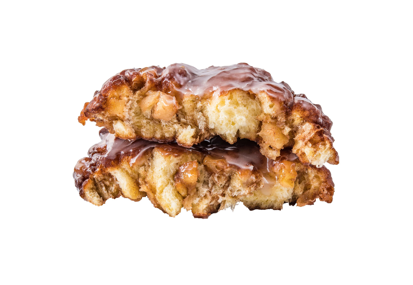 Rolling Pin Donut Fritter Apple 3.85 Ounce Size - 48 Per Case.