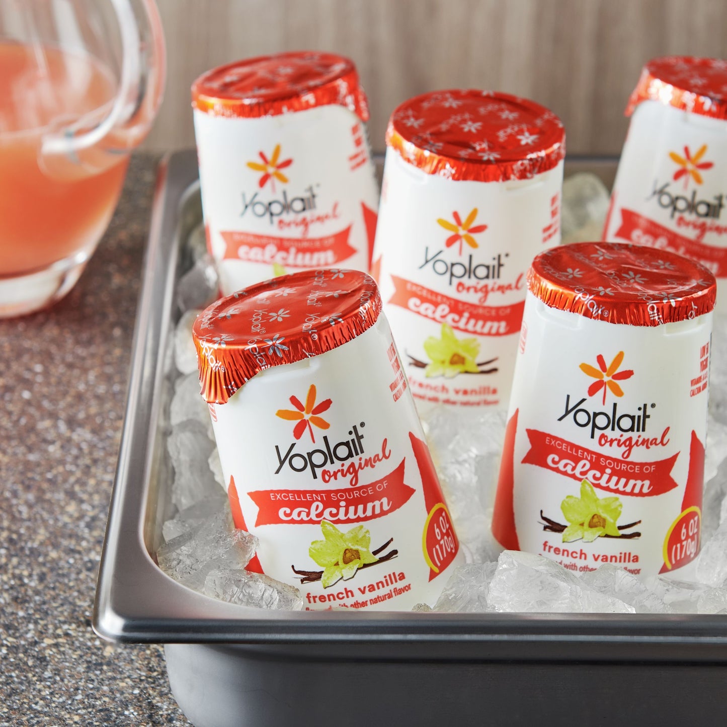 Yoplait® Original Yogurt Single Serve Cup French Vanilla 6 Ounce Size - 12 Per Case.