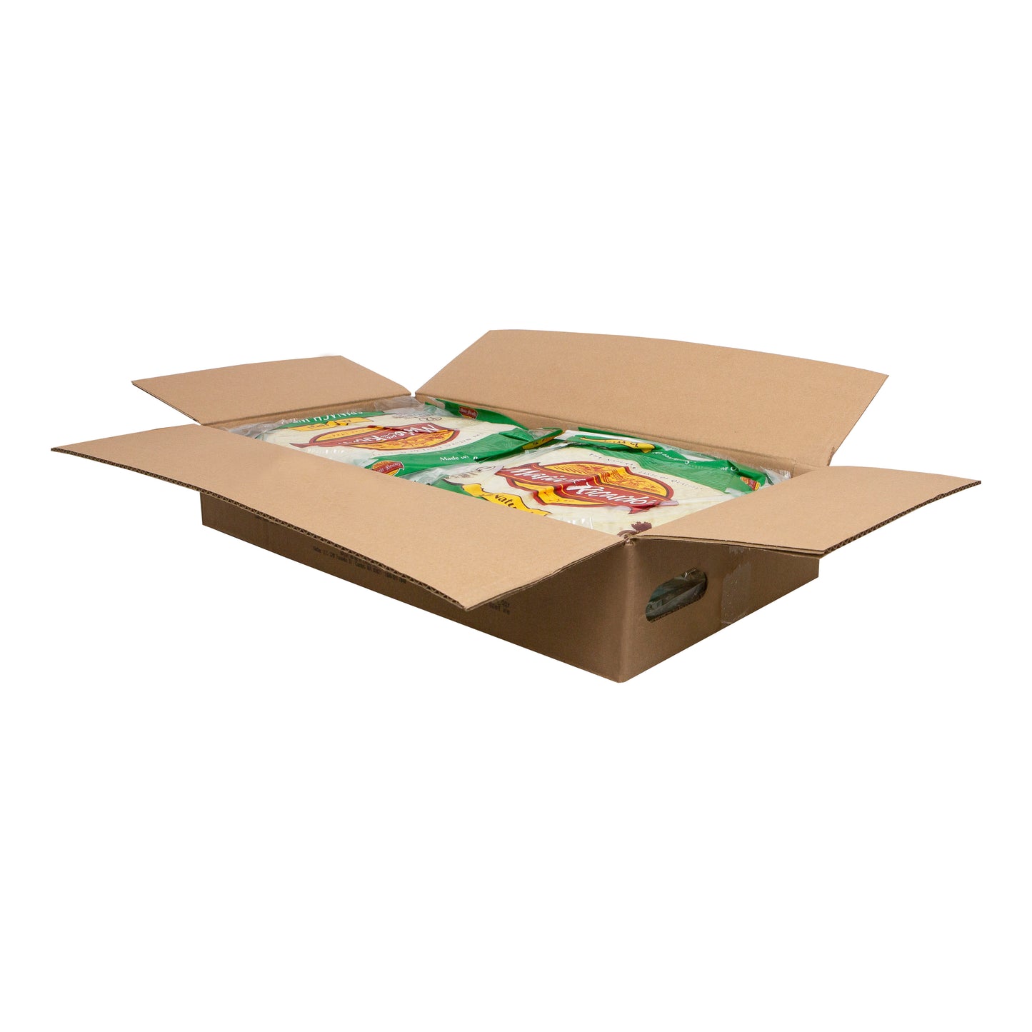 Maria & Ricardo's Spinach Flour Tortillas 12 Inch 12 Count Packs - 10 Per Case.