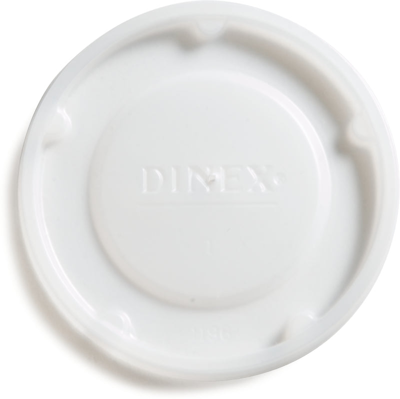 Dinex Translucent Tumbler Lid Translucent 2.625 In - 1000 Per Case.