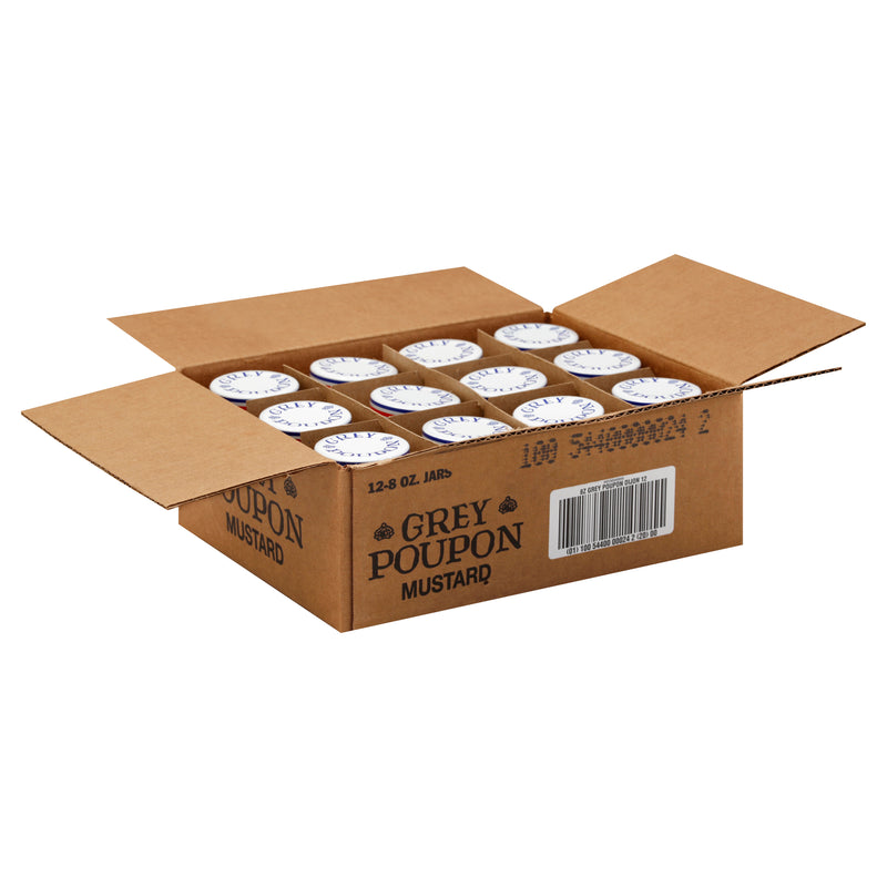 Grey Poupon Mustard Dijon, 8 Ounce Size - 12 Per Case.