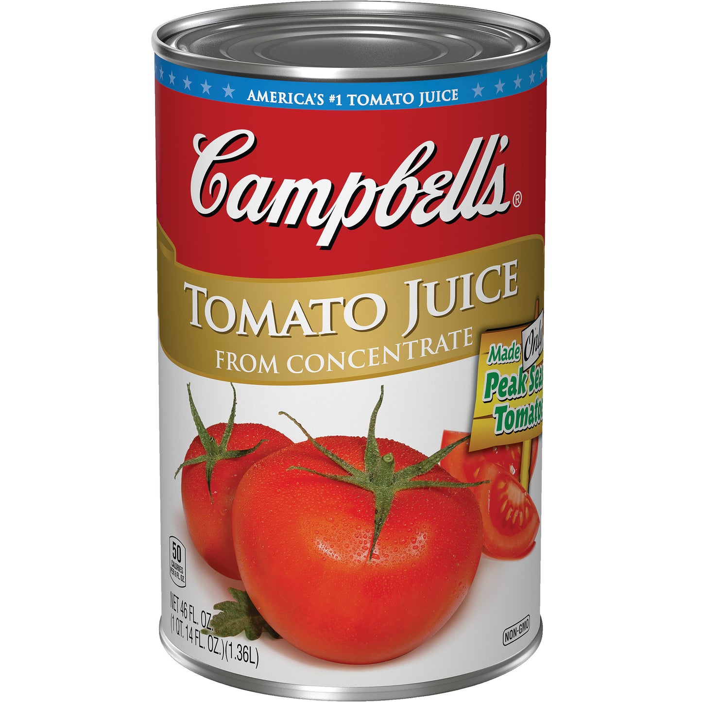 Campbell's Juice Tomato Retail 46 Fluid Ounce - 12 Per Case.