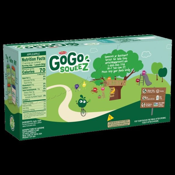 Gogo Apple Apple 12 Each - 6 Per Case.