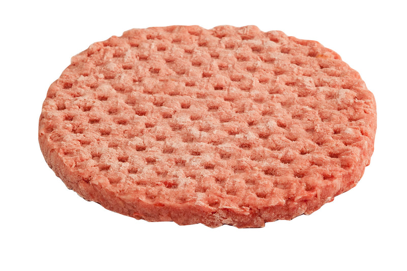 Beef And Soy Patties 4 Ounce Size - 80 Per Case.