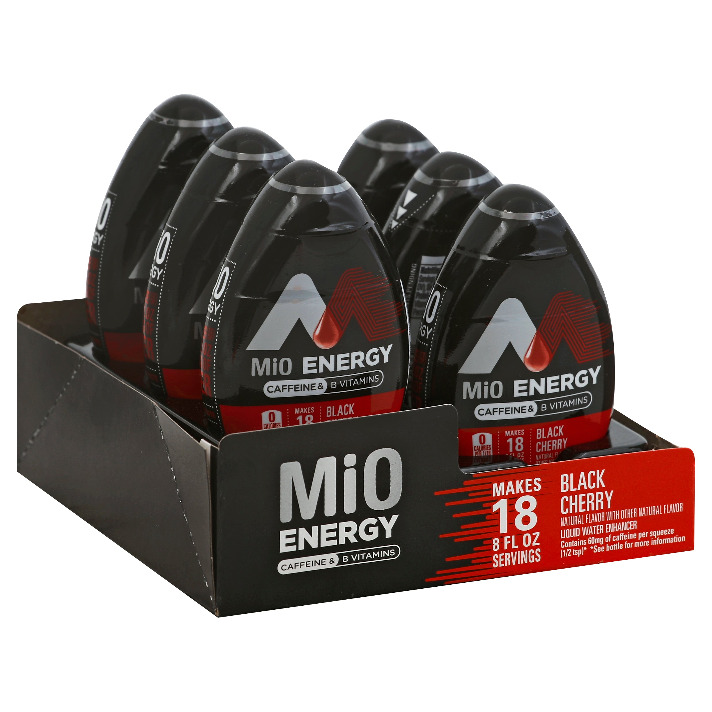 Mio Mio Beverage Black Cherry, 1.62 Fluid Ounce - 12 Per Case.