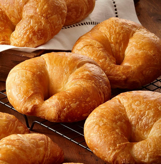 Vie De France Large Curved Croissant 3.2 Ounce Size - 108 Per Case.