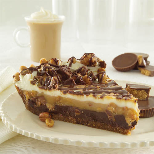 Pie Chocolate Peanut Butter W Reeses Frozen 4.3 Pound Each - 4 Per Case.