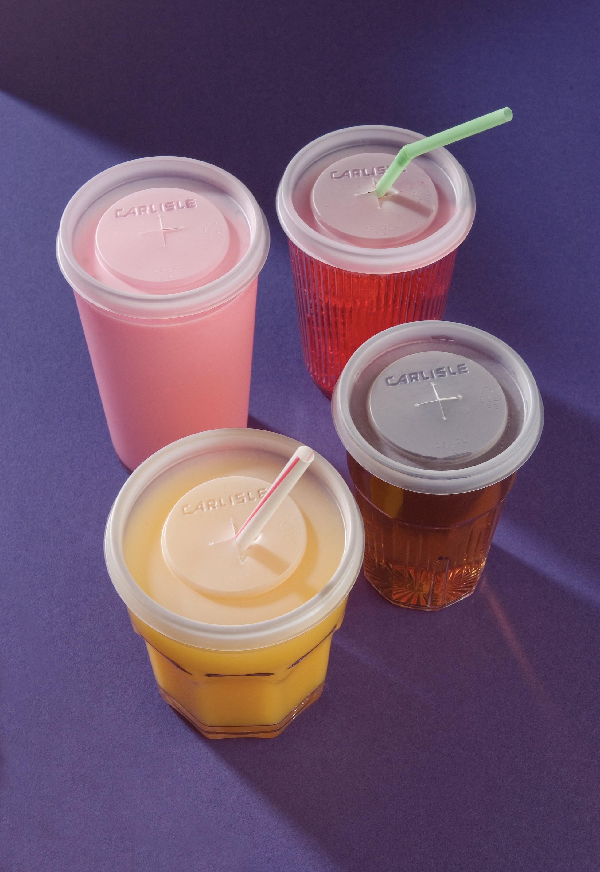Carlisle Lid Fits Stackable Tumblers 8" 3.18 In - 1000 Per Case.
