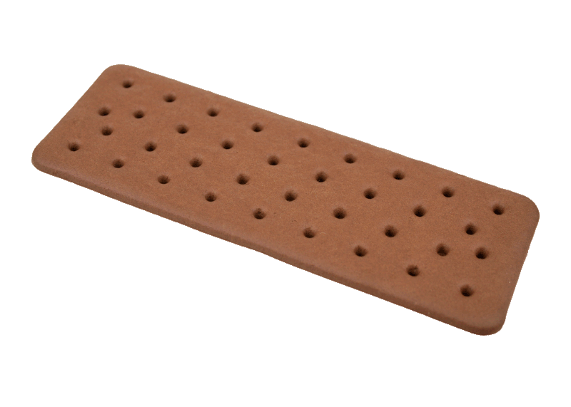 Rectangular Ice Cream Sandwich Wafer Pound 31.1 Pound Each - 1 Per Case.