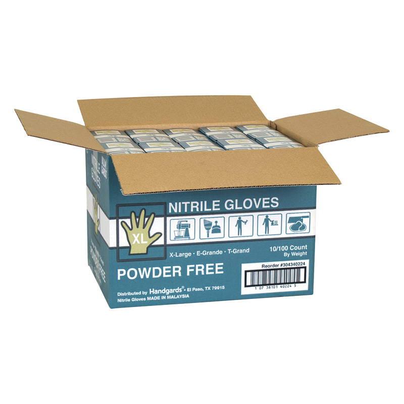 Glove White Nitrile Powder Free Extra Large 100 Each - 1000 Per Case.