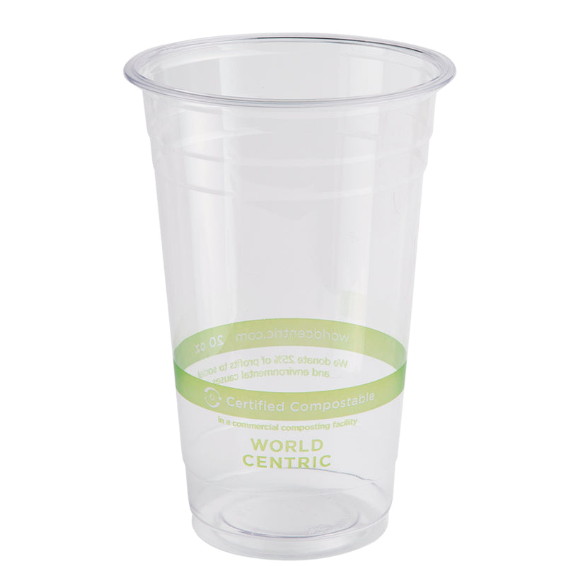 Clear Cups Ingeo Compostable 1000 Each - 1 Per Case.