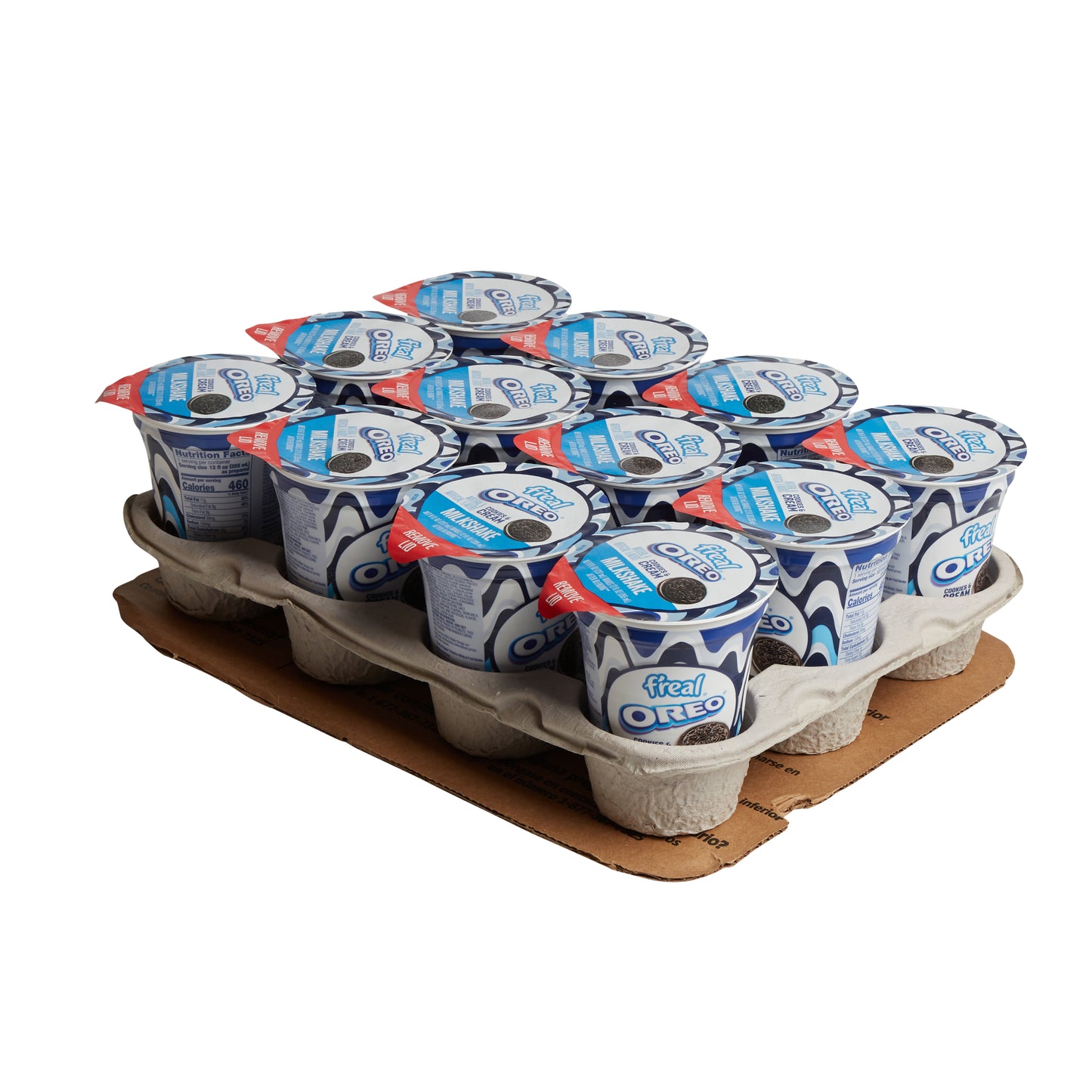 F'real Milkshake Oreo Cookies & Cream 8 Fluid Ounce - 12 Per Case.