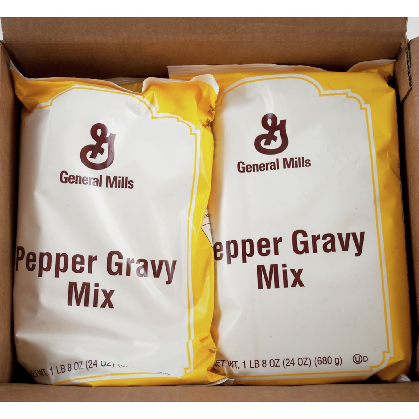 General Mills Gravy Mix Pepper 1.5 Pound Each - 6 Per Case.