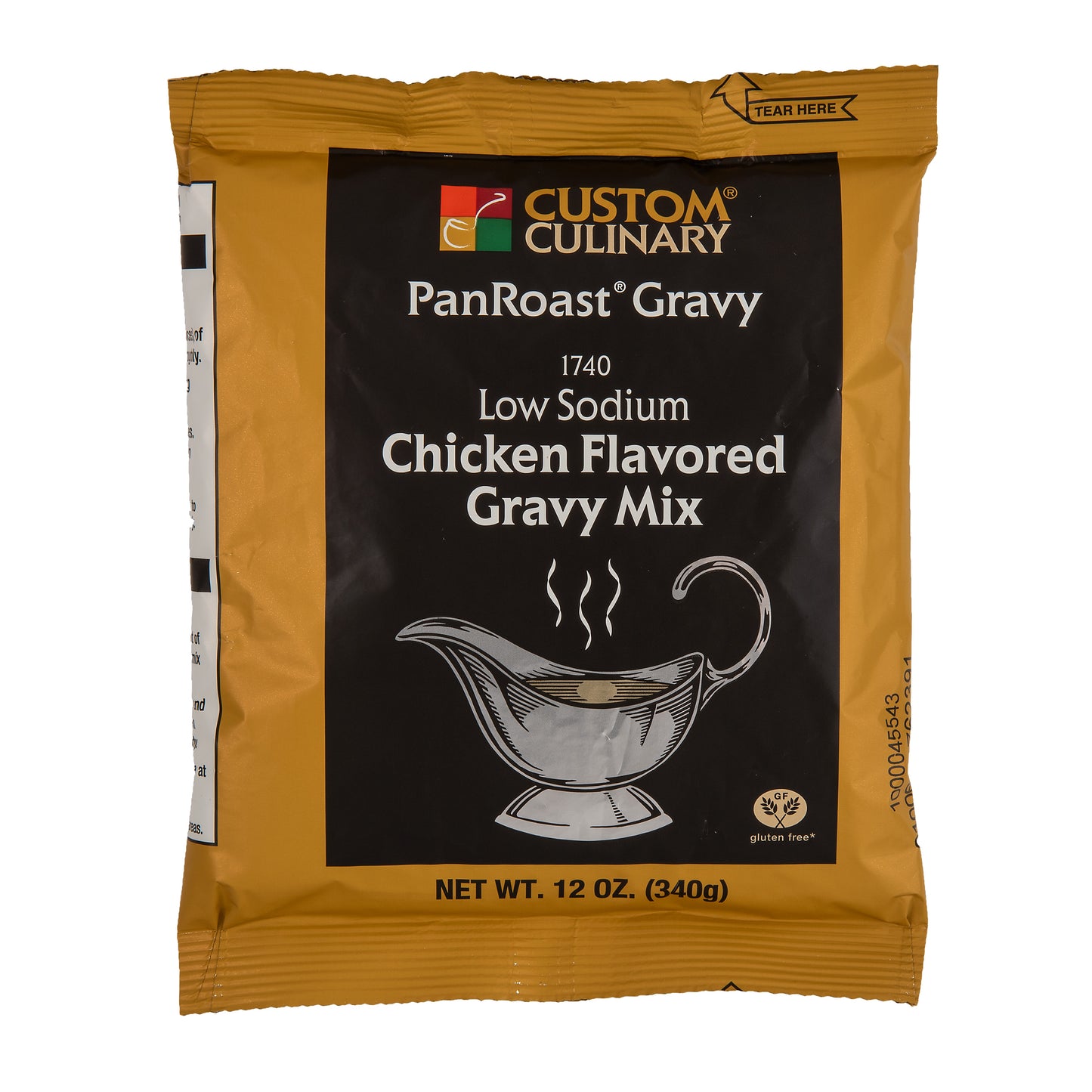 Mix Gravy Chicken Flavored Low Sodium Gluten Free No Msg Added Shelf Stable 12 Ounce Size - 8 Per Case.