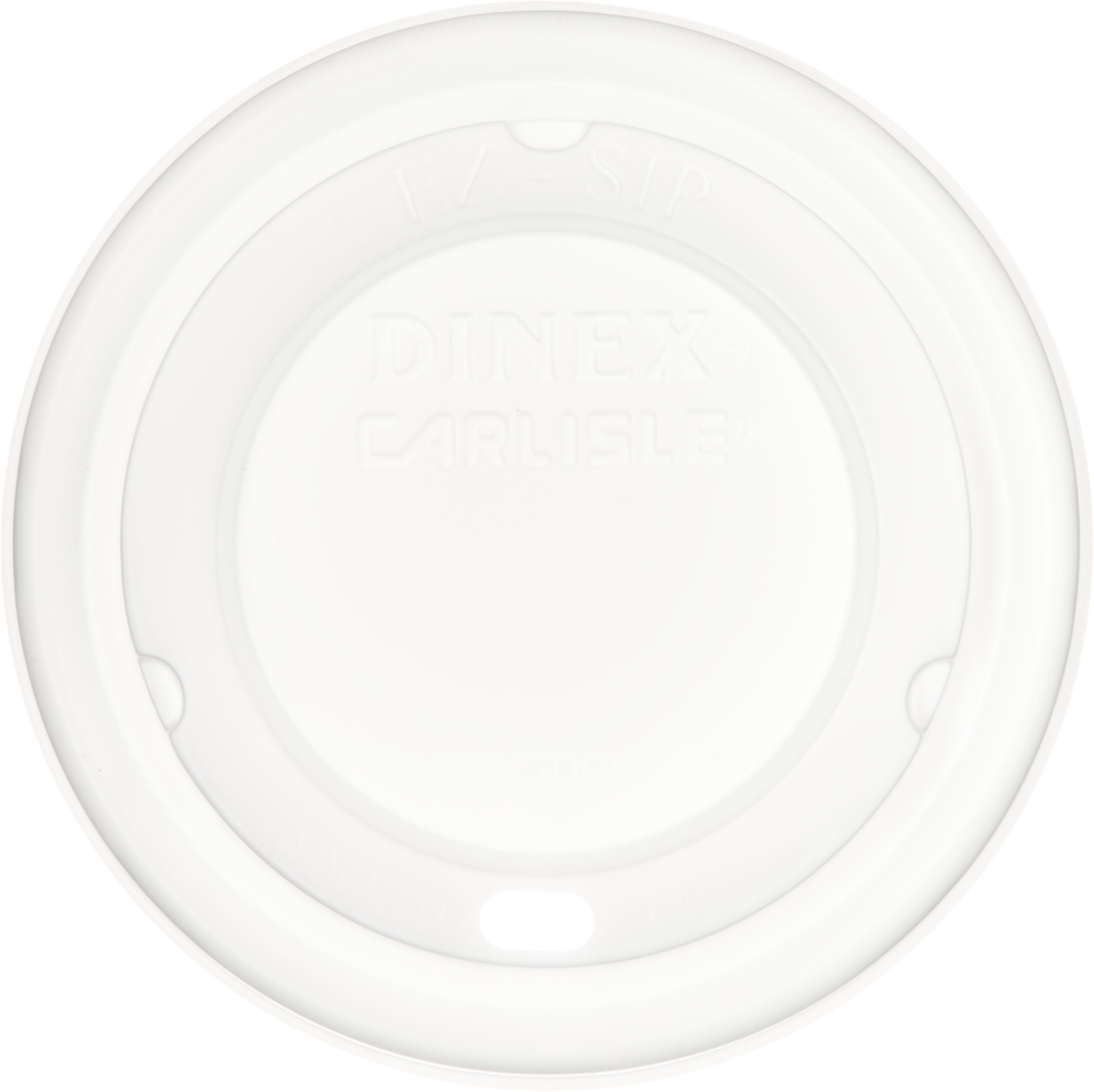 Fenwick E Z Sip Mug & Bowl Lid Translucent 3.5 In - 1000 Per Case.
