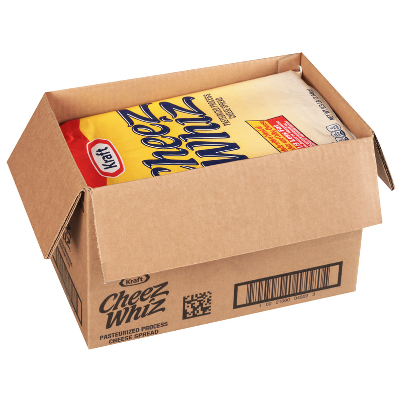 Cheez Whiz Cheese Spread 6.5 Pound Each - 6 Per Case