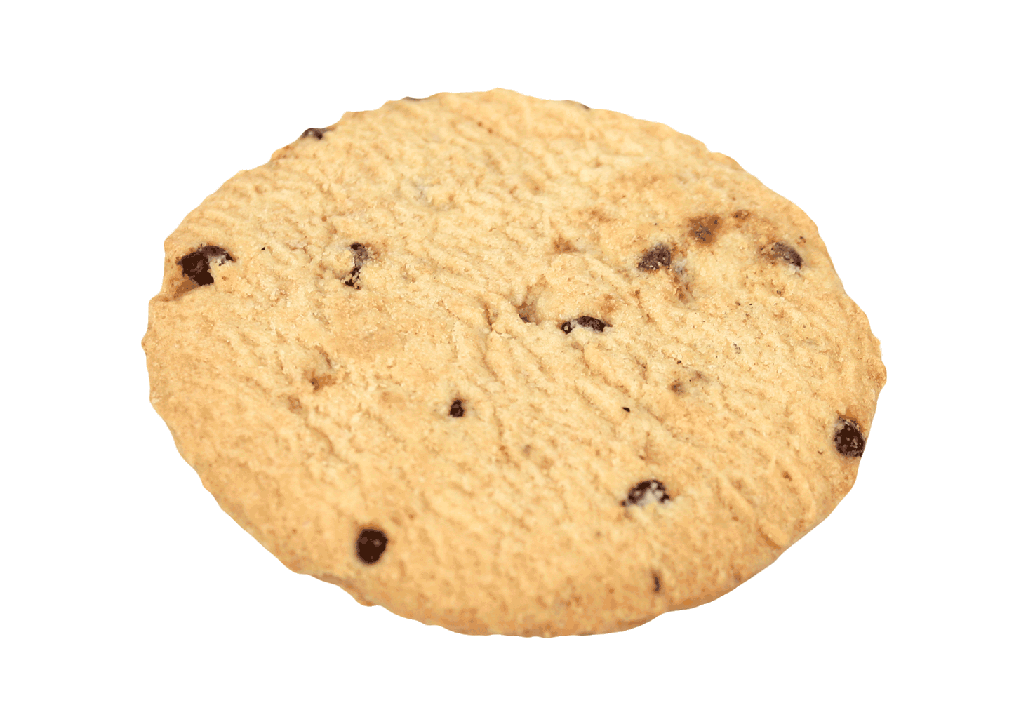 3" Round Chocolate Chip Cookie Pound 14.6 Pound Each - 1 Per Case.