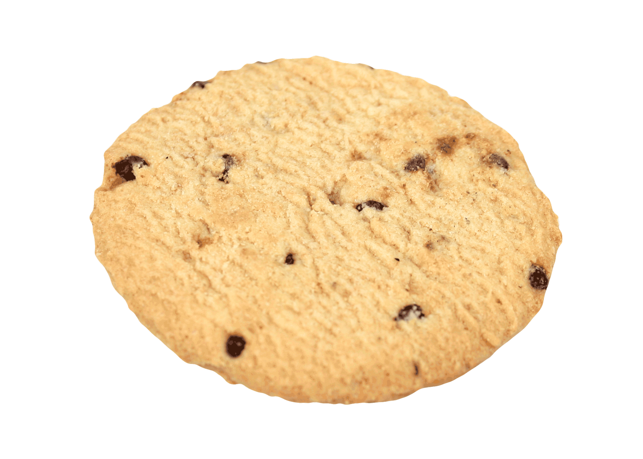 3" Round Chocolate Chip Cookie Pound 14.6 Pound Each - 1 Per Case.