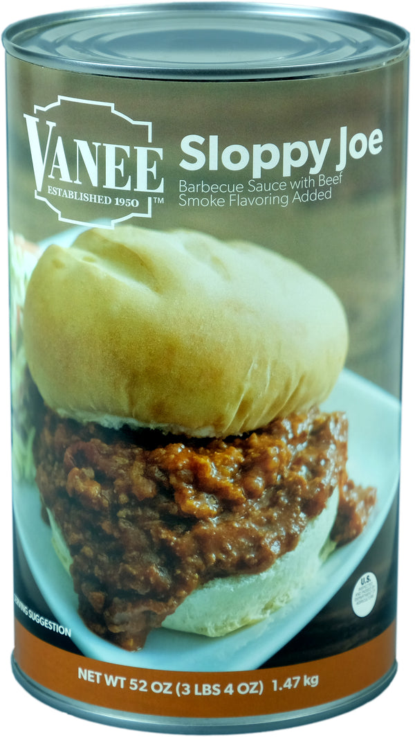 Sloppy Joe Barbecue Sauce With Beef Smoke Flavoring Added 52 Ounce Size - 6 Per Case.