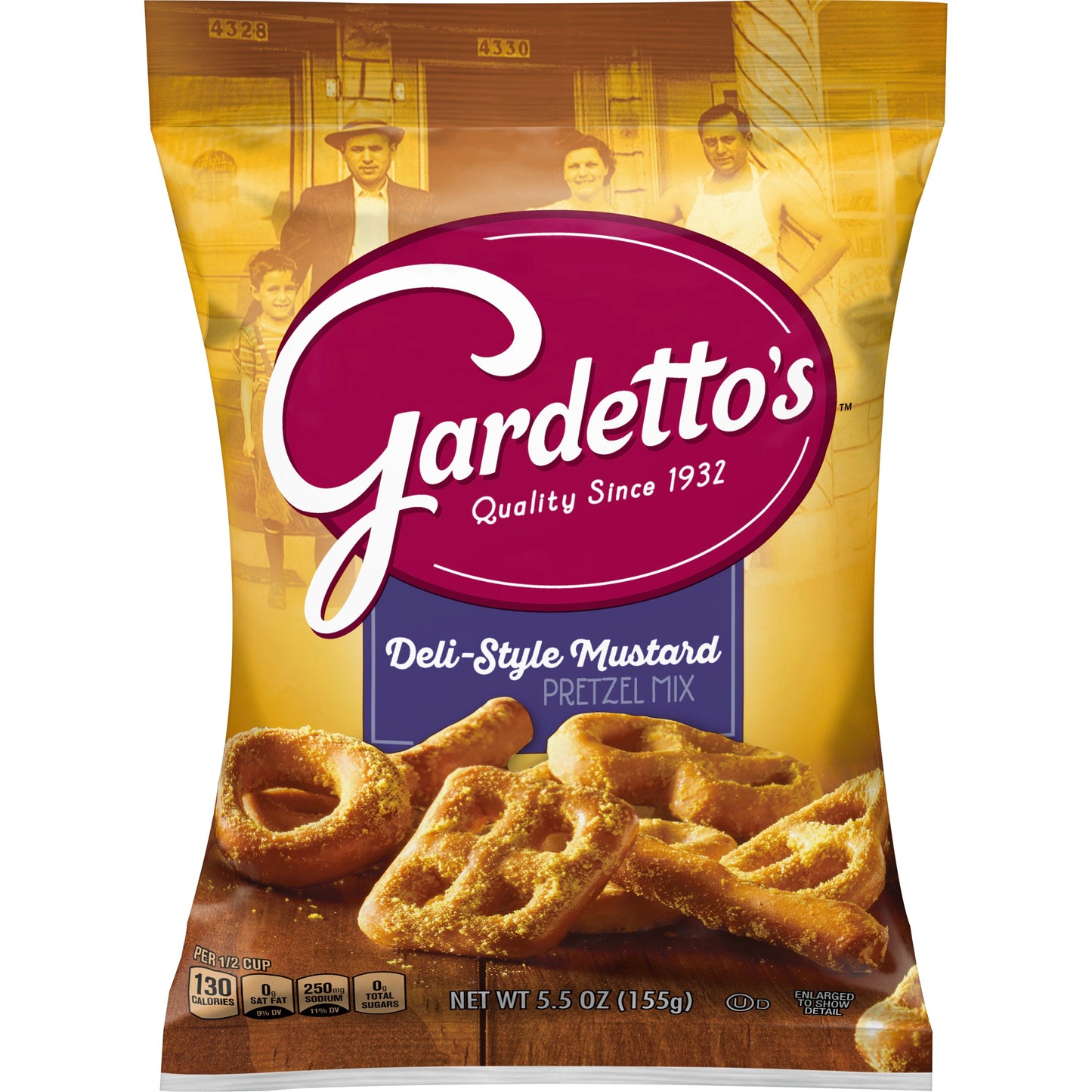 Gardetto's™ Snack Mix Deli Style Mustard Pretzel 5.5 Ounce Size - 7 Per Case.