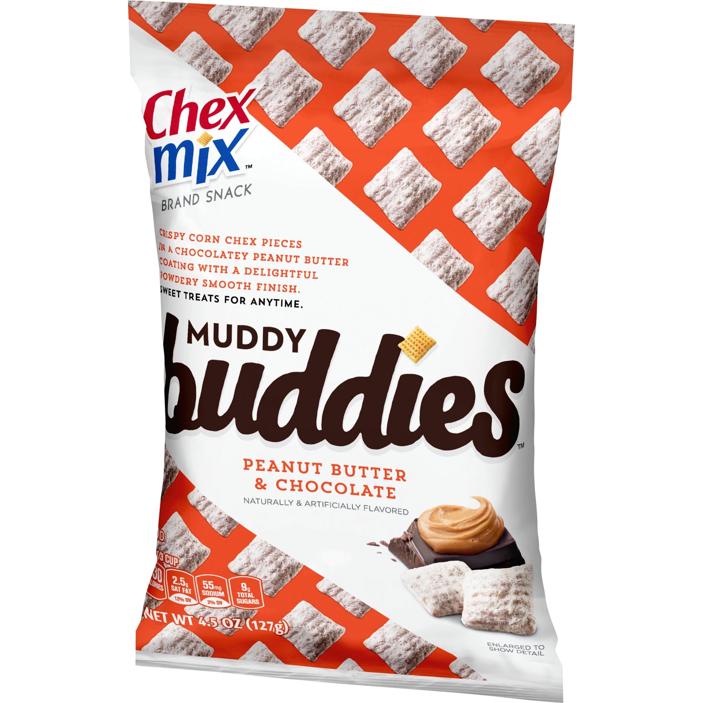 Chex Mix™ Muddy Buddies™ Snack Mix Peanut Butter & Chocolate 4.5 Ounce Size - 7 Per Case.