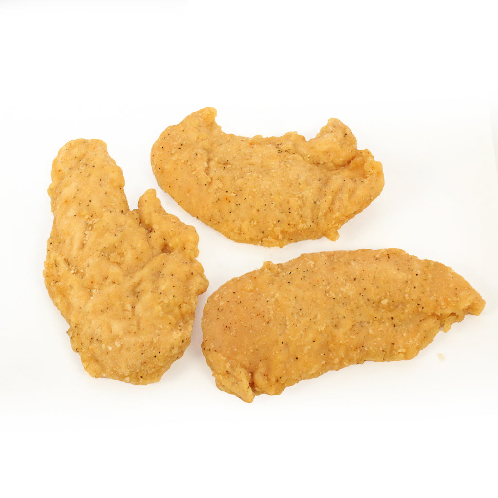 Wayne Farms Par Fried 2 Flat Breaded Chicken Tenders 5 Pound Each - 2 Per Case.