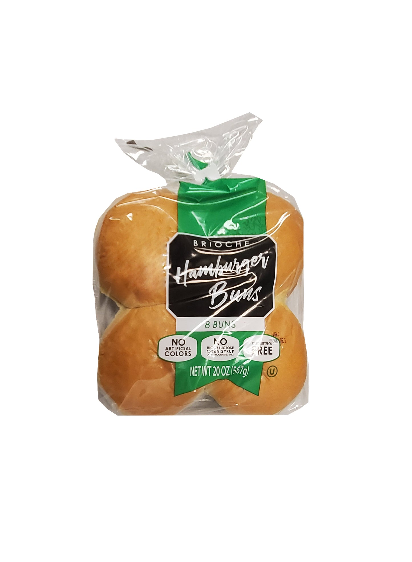 Brioche Hamburger Bun Slice Nb 20 Ounce Size - 8 Per Case.