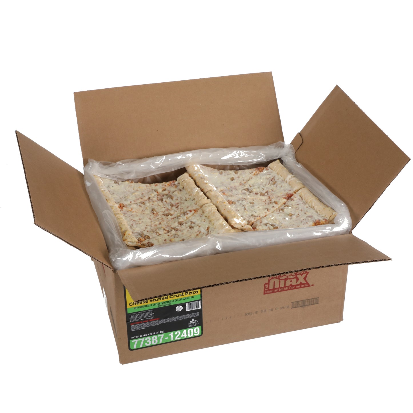 Stuffed Crust Whole Grain Sausage 4.95 Ounce Size - 72 Per Case.