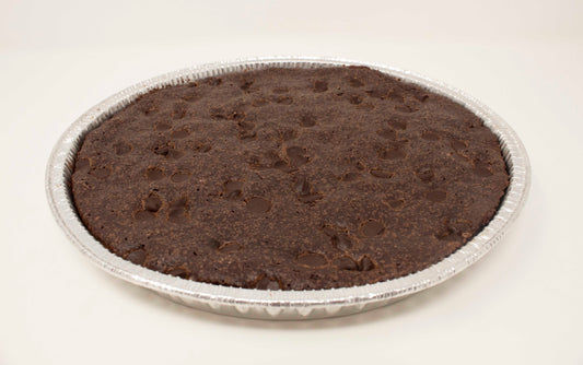 9" Chocolate Chip Brownie Pie Pack 1 Pound Each - 1 Per Case.