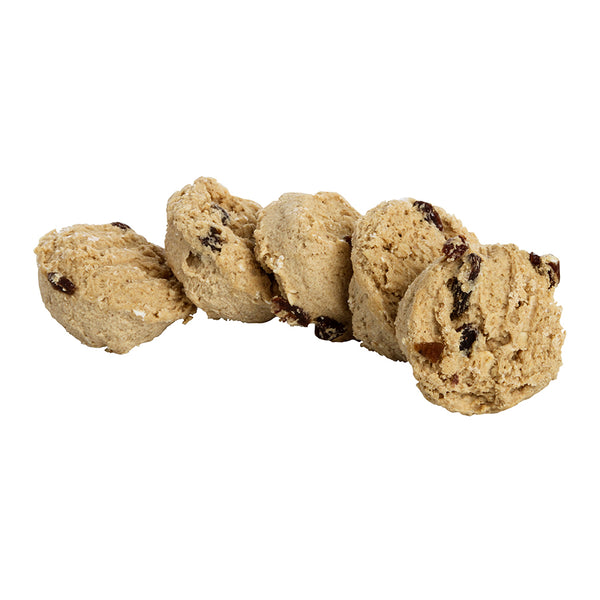 Oatmeal Raisin Frozen Cookie Dough 0.95 Ounce Size - 320 Per Case.