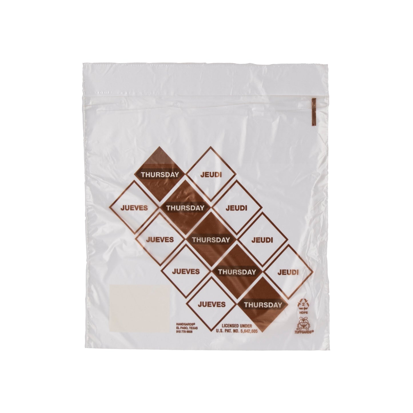 Bag High Density Preportion Bag Printed Brownthursday 2000 Each - 1 Per Case.