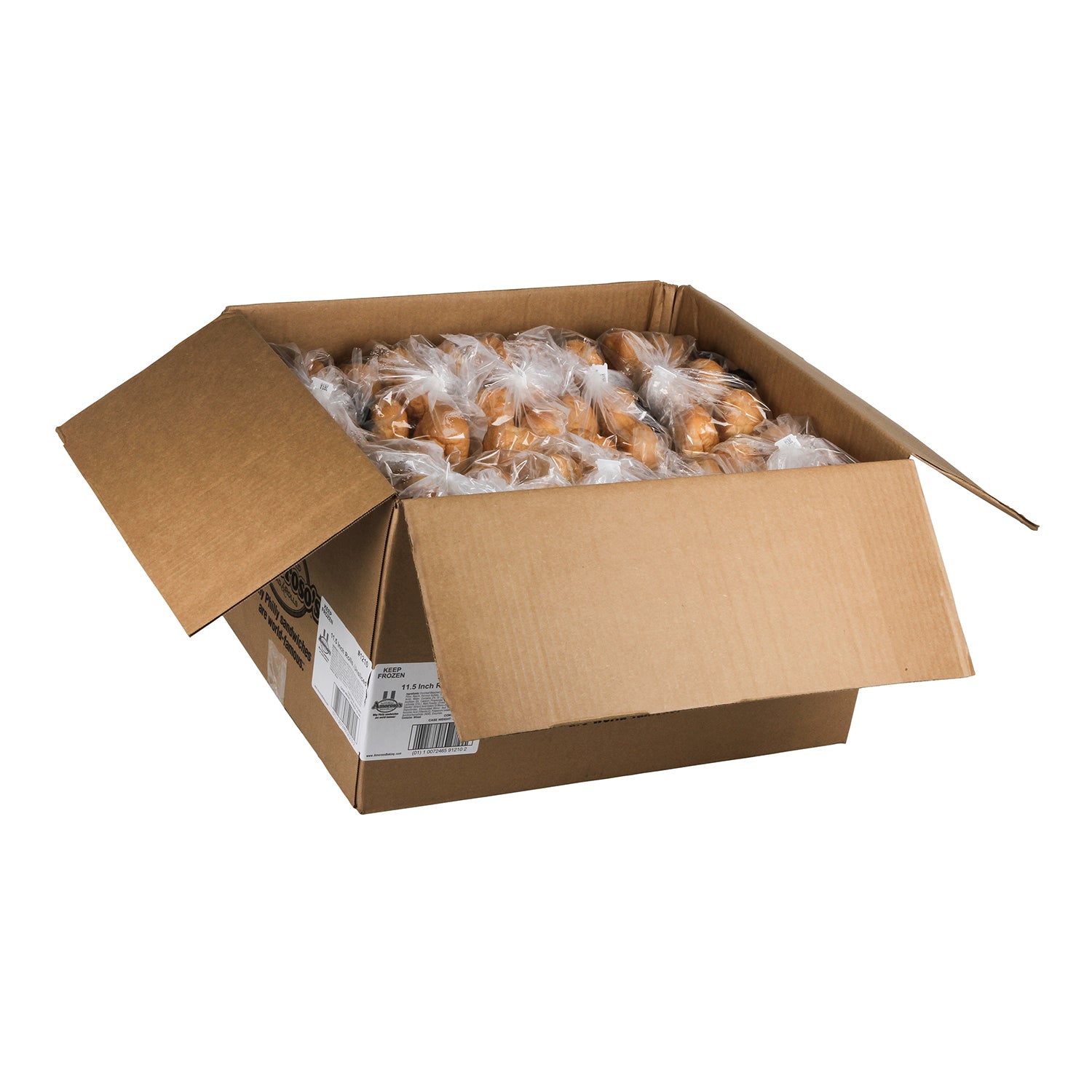Amoroso's Baking Company In Roll Unsliced 6 Count Packs - 10 Per Case.