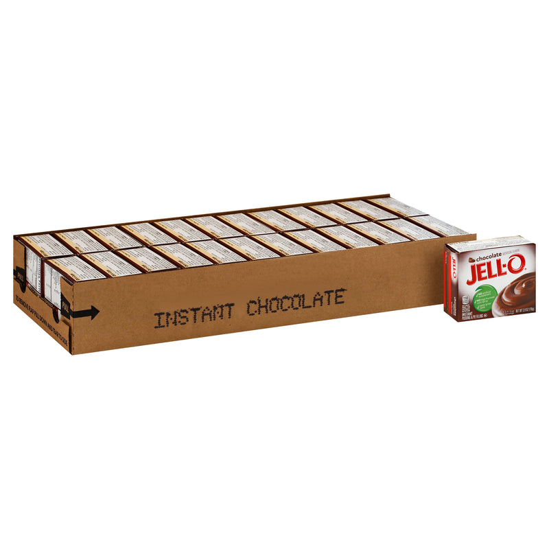 Jell-O Instant Chocolate Pudding, 3.9 Ounce Size - 24 Per Case.