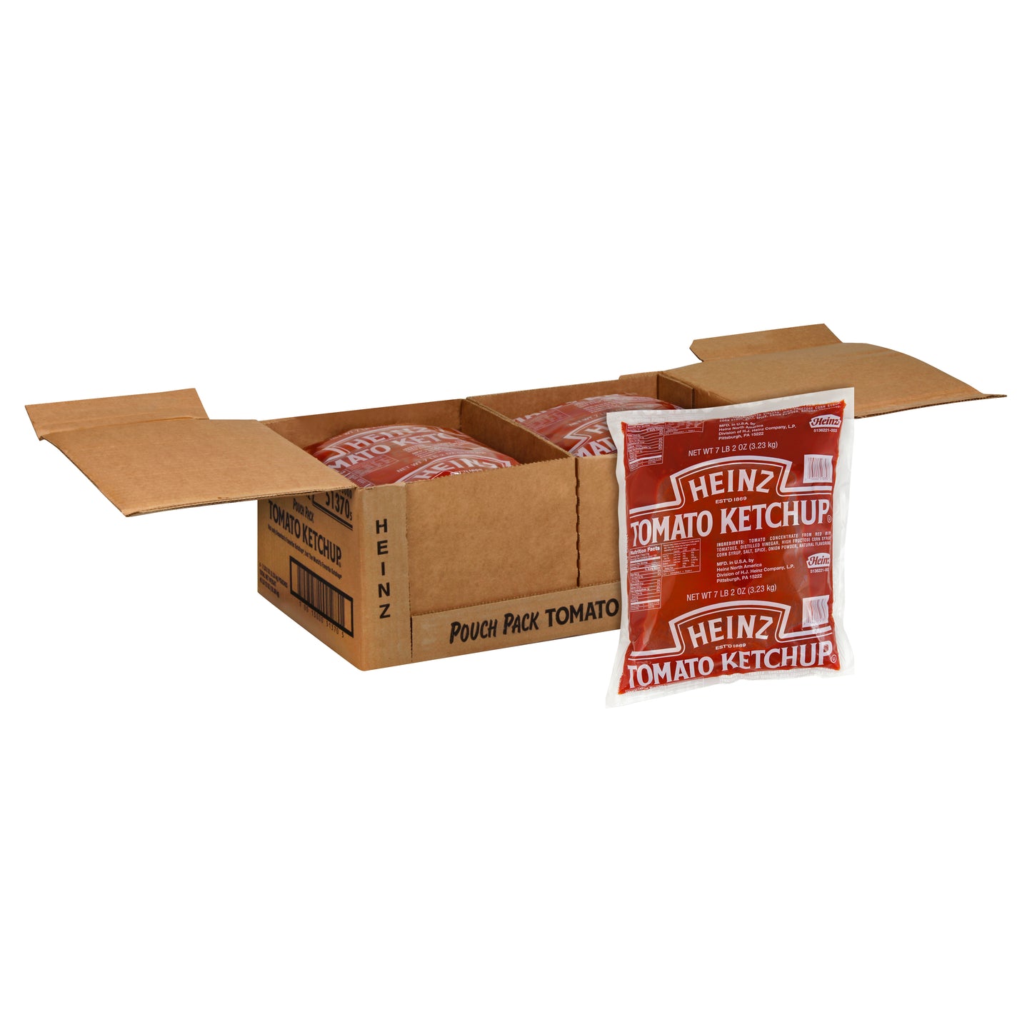 HEINZ Ketchup 114 Ounce Pouches 6 Per Case