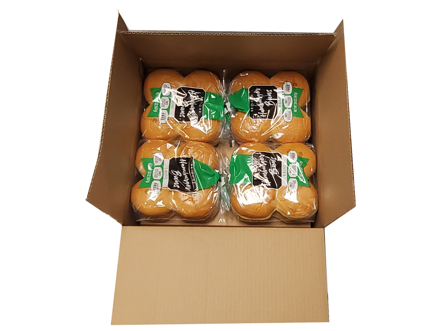 Brioche Hamburger Bun Slice Nb 20 Ounce Size - 8 Per Case.