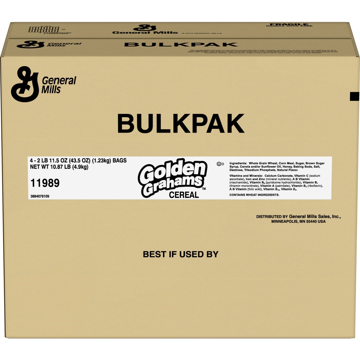 Golden Grahams™ Cereal Bulkpack 43.5 Ounce Size - 4 Per Case.