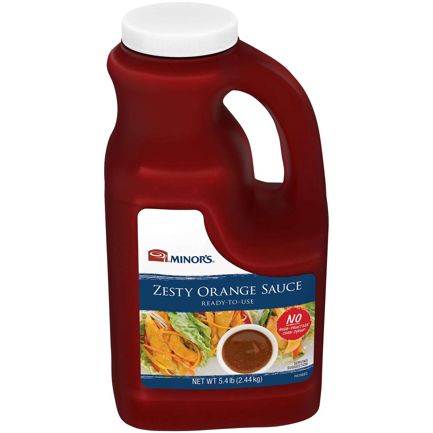 Minor's Zesty Orange Sauce Ready-To-Use 0.5 Gallon - 4 Per Case.