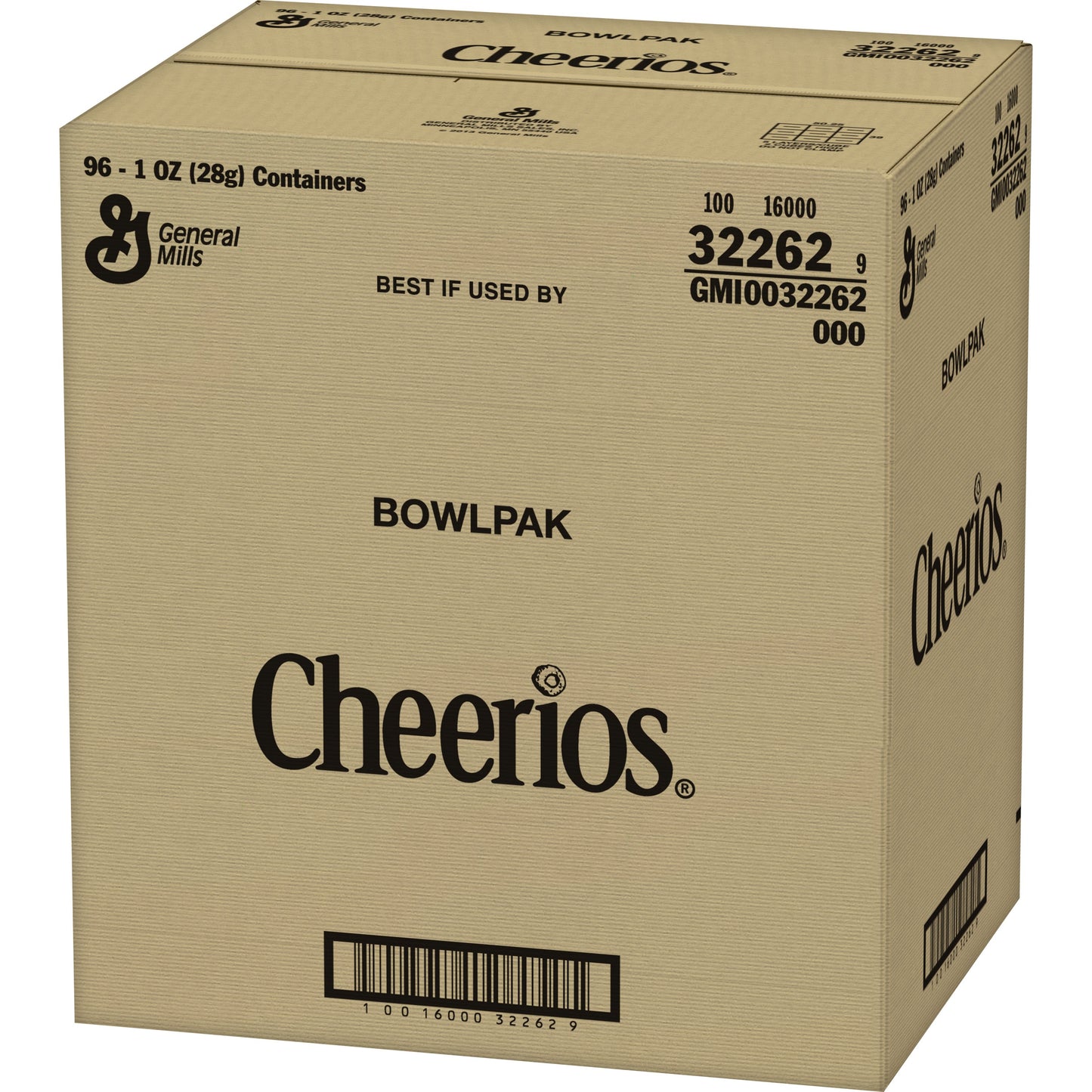 Cheerios™ Cereal Single Serve Bowlpak 1 Ounce Size - 96 Per Case.