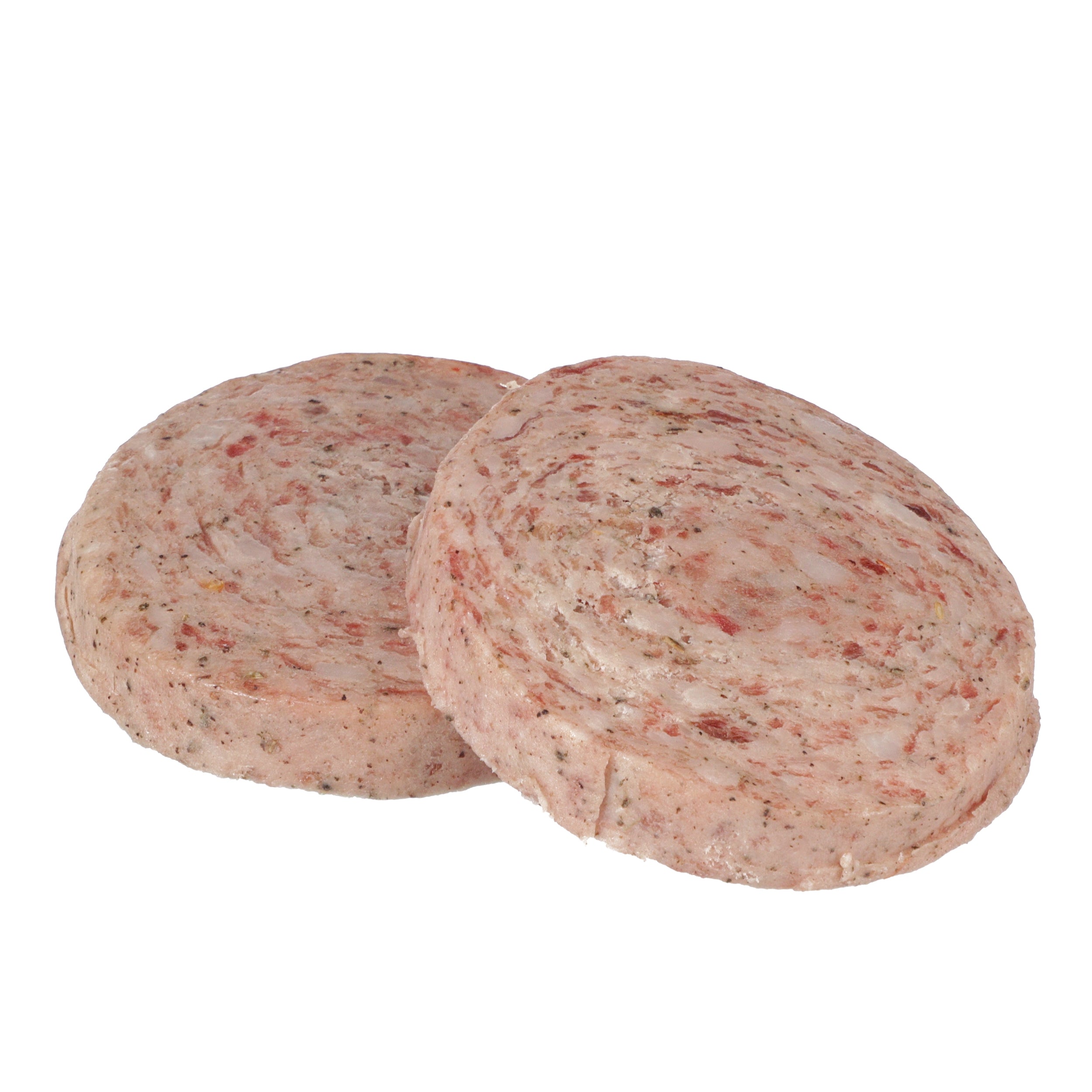 Odoms Tennessee Pride Whole Hog Fresh Sliced3" Sausage Patties 2 Ounce Size - 96 Per Case.