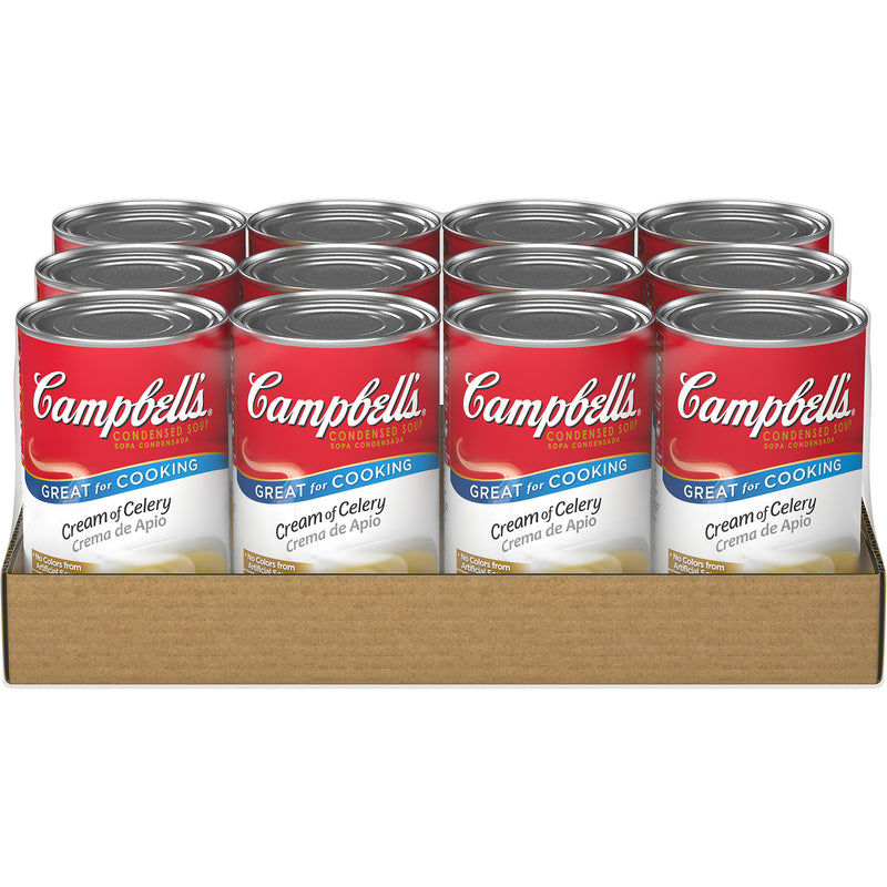 Campbell's Soup Cream Of Celery Condensed 50 Ounce Size - 12 Per Case.